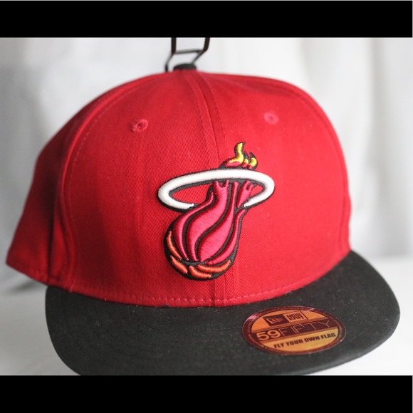 New Era Other - 🔥 Miami Heat New Era Adjustable Snapback Hat 🔥